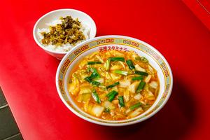 [デリバリー限定][80円お得]スタミナラーメン+高菜ごはんセット