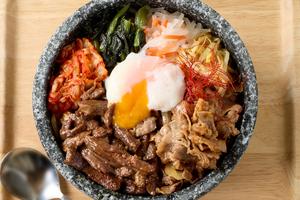ハラミ＆プルコギの相盛ビビンバ Harami ＆ Bulgogi Bibimbap