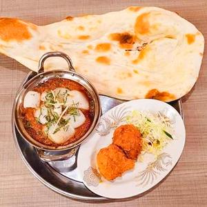 チキンティカ2個1カレーライスorナンセット【CHICKENTIKKA2P with 1CURRY.Nan or Rice Set】