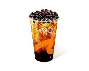 coco都可人気No.2 黒糖タピオカミルクティー
