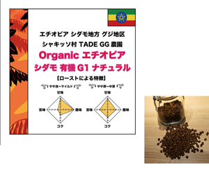 オーガニック エチオピア 200g (コーヒー豆)