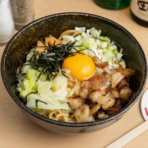 米沢牛の油そば 生卵
