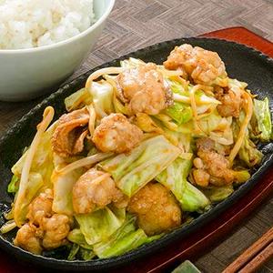 ホルモン焼肉鉄板(120グラム)ライス付き Griddle-Cooked Offal
