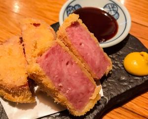 厚切りハムカツ