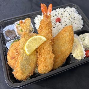 ミックスフライ弁当(みそ汁付)