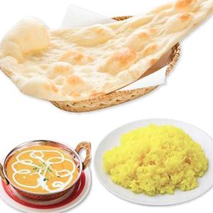 1種類選べるナンカレーセット 1choice curry Naan Curry Set