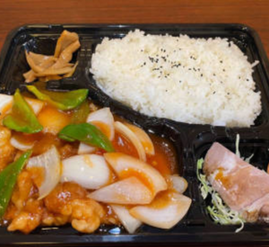 酢豚弁当