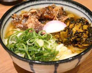 肉高菜うどん