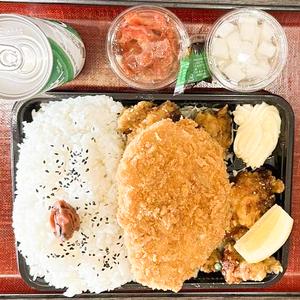 1000g からあげ＆とんかつ弁当