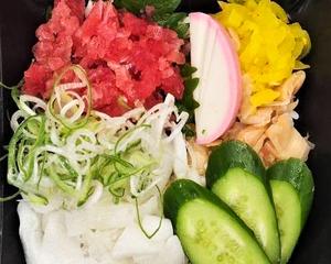 ねぎとろえんがわ丼