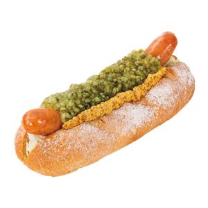カフェ・ベローチェ 焼きたてドッグ/たっぷりピクルス Freshly Baked Hot Dog with Plenty of Pickles