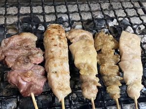 焼き鳥・豚5本セット(塩)