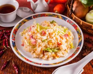 ベーコンレタス炒飯