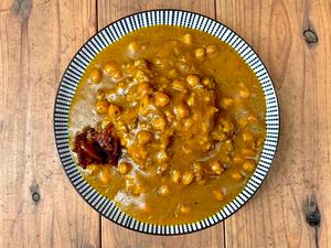 ひよこ豆のキーマカレーライス