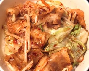 豚キムチ丼