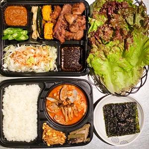 味付け豚カルビ・スンドゥブチゲセット