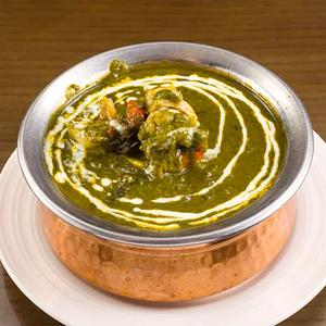 ほうれん草エビカレー hourensou ebi