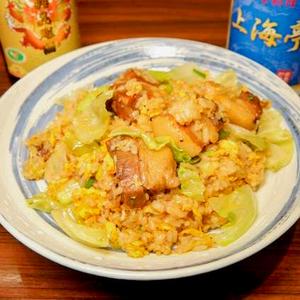 豚角煮チャーハン Braised Pork Belly Fried Rice