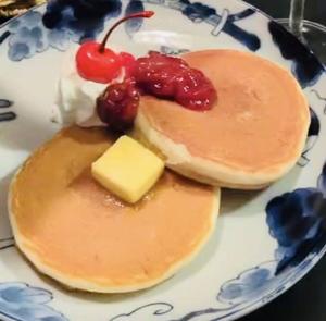 喫茶店のパンケーキ