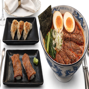 和牛ラーメン和牛寿司セット