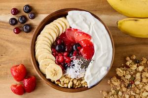 【フルサイズ】グリークヨーグルト＆アサイーボウル - Full Size Greek Yogurt ＆ Acai Bowl -
