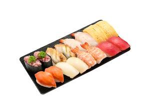 スシローお手頃セット8種 2人前(16貫)