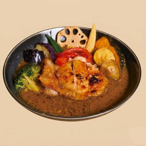 香ばしグリルチキンのスープカレー