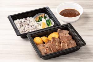 【B4】大盛りミニッツステーキ～選べるソース弁当