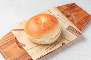 プレーンクリームチーズ ベーグルサンド