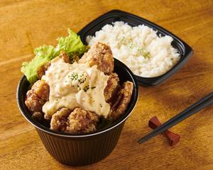 鶏もも唐揚げ チキン南蛮風 自家製タルタルソース ご飯セット