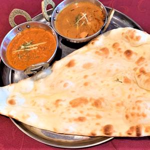 wカレーナンセット W curry Nan Set
