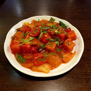 パニール・チリ(ドライ)Paneer Chilly(Dry)