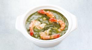 エビほうれん草カレー