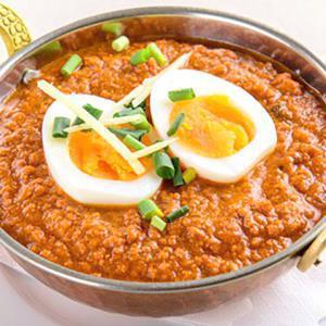 エッグキーマカレー