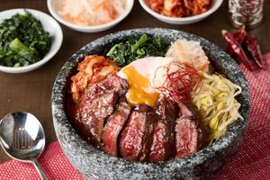 温玉ハラミビビンバ(100g)Soft-Boiled Egg Harami Bibimbap