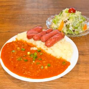 ソーセージカレー Sausage cutlet curry