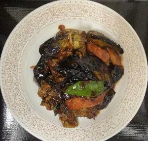ナスの中華味噌炒め