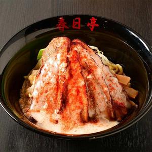 油そば春日亭人気No.5 炙り鳥豚(とりとん) 並盛り Roast Pork Fillet + Chicken ＆ Pork (Medium)