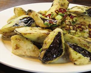 ナス山椒揚げ