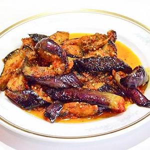 なすのグリル Egg plant grill (nan or rice)