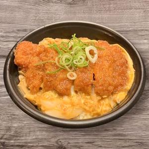 肉厚カツ丼 Pork Cutlet on Scrambled Eggs Rice Bowl
