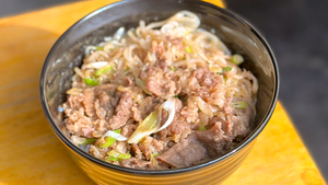牛すき焼き丼