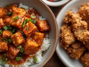選べる麻婆丼+唐揚げセット