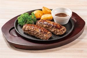【D2】BEEFハンバーグステーキ[約200g]～選べるソース
