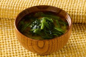 ほうれん草の味噌汁 Spinach Miso Soup