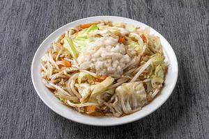 野菜炒め 醤油味 Vegetable Stir-Fry (Soy Sauce Flavor)