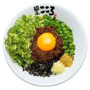 麺屋こころ 九条ねぎ盛り台湾まぜそば【追い飯無料】