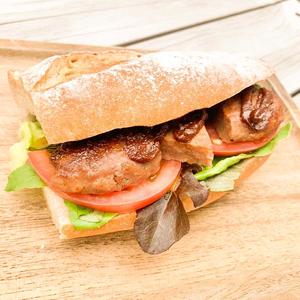 大豆ミートハンバーガーサンド Soy Meat Hamburger Sandwich