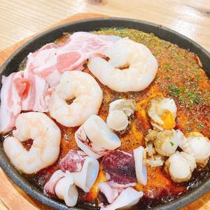 【人気No.2】広島お好みMIX焼き(豚・イカ・海老・帆立・麺)【マヨ】