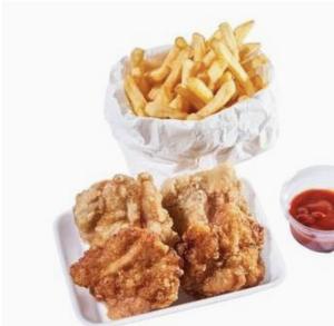 小ポテからセット(ポテト1個,旨塩2個,醤油2個)